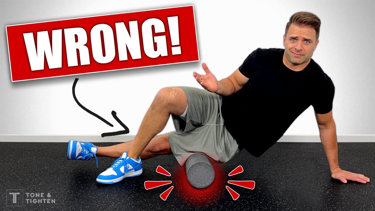 How To Foam Roll Your IT Band The RIGHT Way [Fast Knee Pain Relief!]